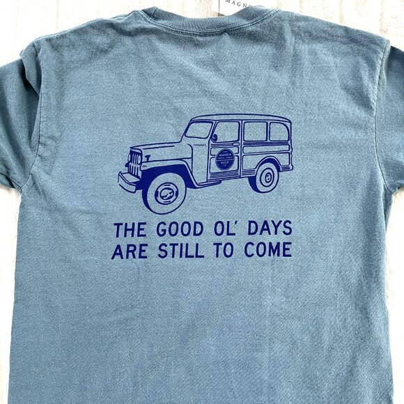 NWT Men's Magnolia Good Ol' Days Shirt (Blue) S - Picture 10 of 10